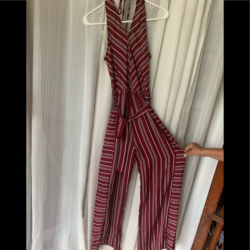 Striped Jumpsuit